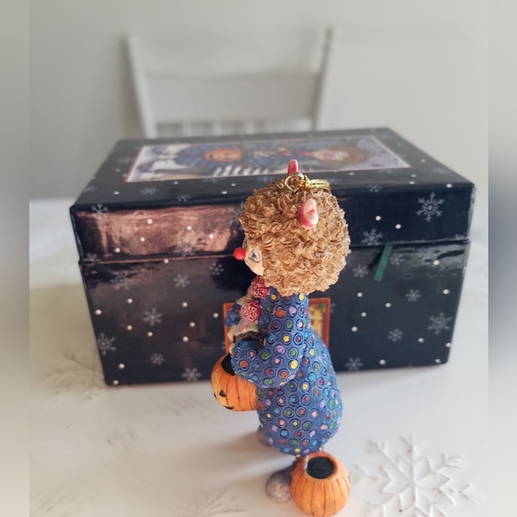 Lang and  Wise 1998 Ornaments Ceramic Sherri Buck Baldwin  Clowning Around - Picture 7 of 11